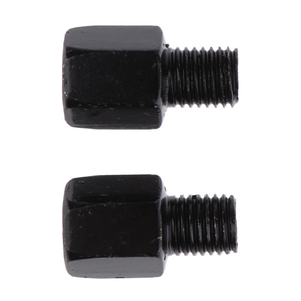 2pcs Motorcycle Mirror Adapter Screws Extender Mount 10mm Male To 8mm Female Sta