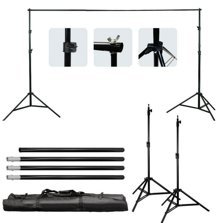 Height adjustable-Backdrop Stand Backdrop Support Stand Kit Portable B –  Starbackdrop