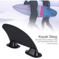 thumbnail image 3 of PinesC Tracking Fin, Kayak Skeg Tracking Fin, Integral Fin Mounting Points, Black Watershed Board Kayak Boats Canoe Accessory, 3 of 5