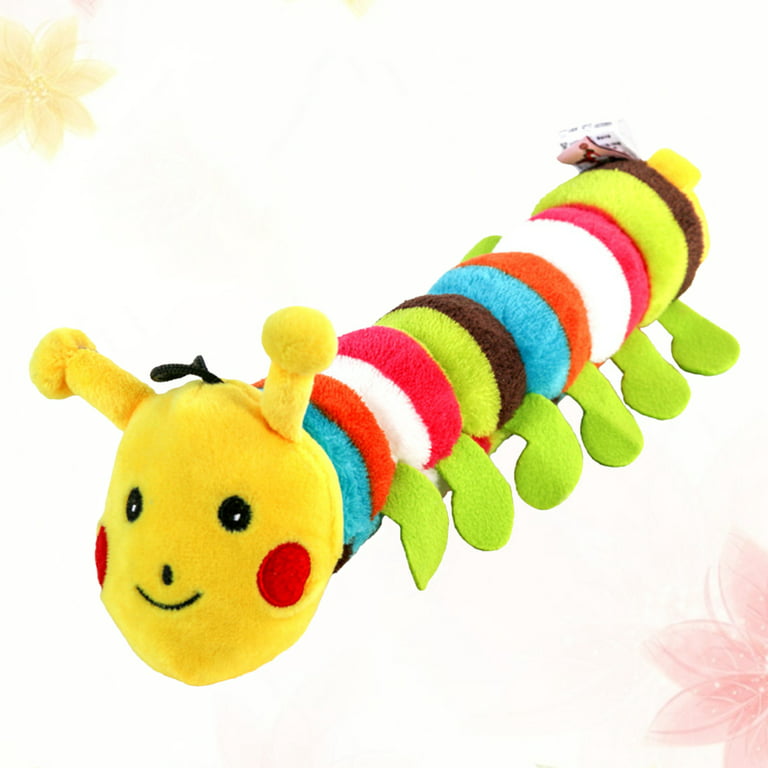 Sensory Caterpillar - Squeaky Dog Toys - Soft, Natural Rubber