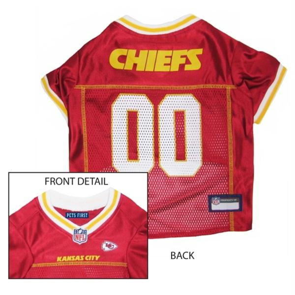 NFL Kansas City Chiefs Dog Jersey, Large