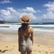 thumbnail image 5 of Sombrero de 56-58cm de circunferencia para mujer, protector solar de verano, sombrero de ala grande, sombrilla de viaje, sombrero de paja para playa, sombrero para el sol con lazo, 5 of 5