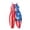 Red1, variant on USA 250th Anniversary Shirt Girls Fourth of July Strap Jumpsuit Sleeveless Playsuit Summer Outfit Toddler Baby Blue1 2 Years-3 Years