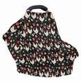 thumbnail image 3 of Renewold Rooster Flowers Baby Car Seat Covers Carseat Canopy for Boys Girls, Multi Use Nursing Breastfeeding Covers, Nursing Scarf, 3 of 5
