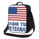 thumbnail image 1 of Fotbe Thank You Veterans Lonchera Bolsa de Almuerzo para Hombres y Mujeres, Lonchera de Gran Capacidad, Bolsa de Almuerzo Reutilizable, Bolsa Térmica Aislante, 1 of 7