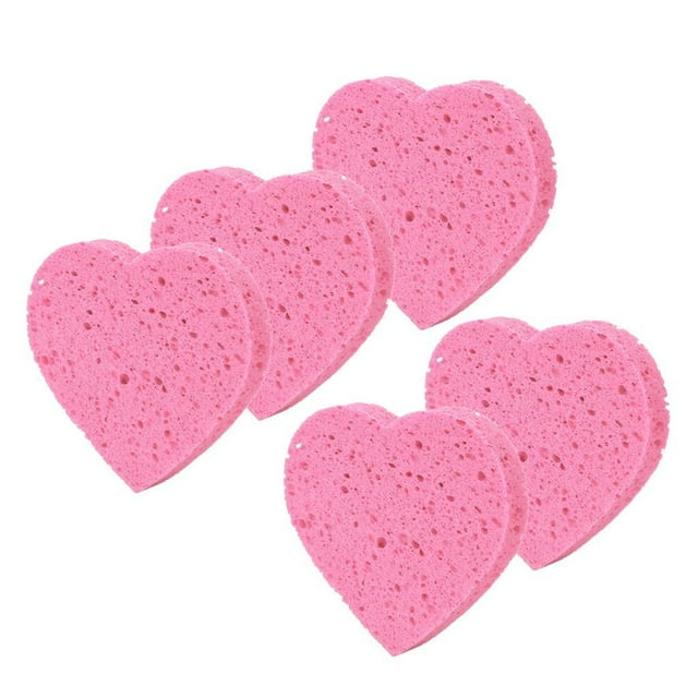 Paquete De 5 Esponjas Faciales Comprimidas Profesionales Para La Limpieza Del Maquillaje De Las Mujeres Y La Preparación Hombres -