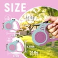 thumbnail image 2 of Retractable Dog Leash Automatic Telescopic Tractor Dog Tape, Pet Tape 10/16 FT Durable and Convenient, with Non-Slip Handle, Suitable for Small and Medium-Sized Dogs, 2 of 6