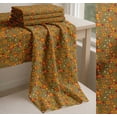 thumbnail image 6 of Soimoi Cotton Voile Fabric Leaves,Floral & Pumpkin Vegetable Print Fabric by Yard 56 Inch Wide, 6 of 7