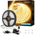 thumbnail image 1 of Tira de luces LED Olafus de 10 m, color blanco cálido, 600 LED, 3000 K, 12 V, 1 of 8