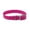 Pink, variant on Adjustable Dog Collar Chew Resistant Coated Nylon Waterproof Pet Collar With Strong Double Clasps D Shaped Rings For Outdoor Use(Red-21.7In)