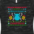 thumbnail image 4 of Inktastic I Want a Hippopotamus for Christmas Cute Ugly Sweater Women's T-Shirt, 4 of 5