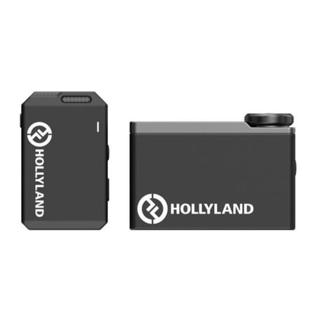 Hollyland LARK MAX Solo Wireless Microphone System with Advanced ENC tech(Black)
