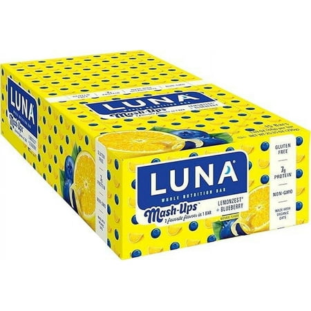 Luna LUNA Bar Mash-Ups Lemonzest plus Blueberry - 15 Bars