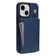 thumbnail image 7 of Crossbody Wallet Case Compatible for iPhone 15, Folio Card Holder PU Leather Magnetic Clasp Shoulder Strap Purse Phone Case for iPhone 15 Protective Cover, Blue, 7 of 7