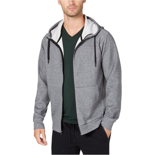 Sudadera con capucha impermeable de forro polar de 32 grados para hombre, gris, extragrande 32 Degrees Sudadera