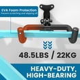 thumbnail image 7 of Housolution Bike Wall Mount,2 Pack EVA Foam Padded up to 48.5 lbs,Heavy-Duty Adjustable Bike Wall Hanger for Road, Mountain and Hybrid Bikes, Garage & Apartment, 7 of 7
