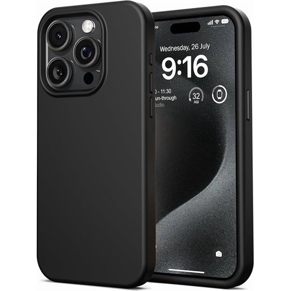 IceSword Silicone Case for iPhone 16 Pro Max – Slim, Protective, Shockproof, Minimalist Design, 6.9-Inch