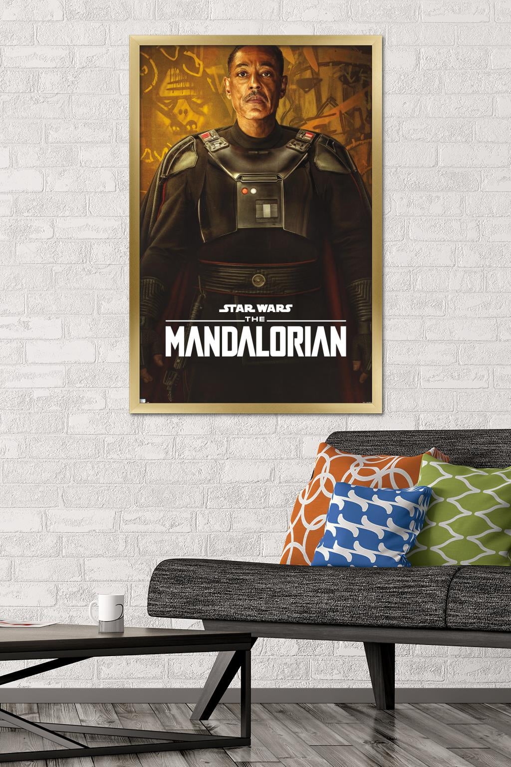 Star Wars: The Mandalorian Season 2 - Moff Gideon Wall Poster, 22.375" x 34", Framed