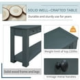 thumbnail image 3 of MODERNLUXE 63" Console Table,Long Sofa Table Entryway Table with 4 Drawers and Bottom Shelf for Entryway, Hallway and Living Room,Navy, 3 of 7
