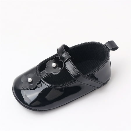 

GEZHEN Comfy Girls Baby Sneakers Cute Flower Design Walking Shoes Flat Dress Sandals Lightweight Breathable Shoes with Adjustable Straps