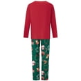 thumbnail image 4 of SUNSIOM Ensemble de Pyjama de Noël Assorti pour la Famille Imprimé Arbre Manches Longues Col Rond Hauts/pantalons, 4 of 10