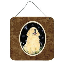 Caroline's Treasures SS8939DS66 Golden Retriever Wall or Door Hanging Prints, 6x6, multicolor