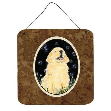 Caroline's Treasures SS8939DS66 Golden Retriever Wall or Door Hanging Prints, 6x6, multicolor