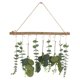 thumbnail image 1 of Decoración colgante de pared de eucalipto artificial, hojas de eucalipto falsas, vegetación rústica, colgante de pared de granja para boda B, 1 of 5