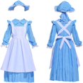 thumbnail image 1 of Costumes pour Filles Robes Prairie Pèlerin Costumes Idylliques Robes de Fête Vacances pour Filles, 1 of 5