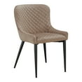 thumbnail image 2 of Moe's Home Collection Etta Fabric Dining Chair Brown Color, 2 of 4