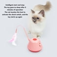 thumbnail image 3 of Automatic Moving Cat Teaser Toy, Interactive Attractive Electric Cat Feather Toy Promote Exercise  for Indoor for Kitten, 3 of 8