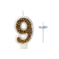 thumbnail image 2 of Jienlioq Gold Macaron Pearl Number Birthday Party Candles Children's Cake Decorations, 2 of 6