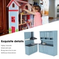thumbnail image 4 of Kit De Muebles De Cocina Para Casa De Muñecas, Juego De Gabinete De Cocina De Madera De Simulación Innovador Para Accesorios De Casa De Muñecas, 4 of 7