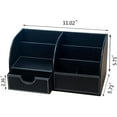 thumbnail image 3 of Leather Desktop Organizer, Storage box With Remote control/Mobile phone/Stationery/Business card/Eyebrow pencil,, 3 of 5