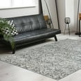 thumbnail image 4 of Livigno 1244 Transitional Abstract Grey Polypropylene Area Rug 7'10" x 10'6", 4 of 5