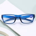 thumbnail image 3 of Sports Square Blue Light Blocking Reading Glasses for Men and Women, Personalized Blue Presbyopic Glasses Oversized Readers +3.00, 3 of 6