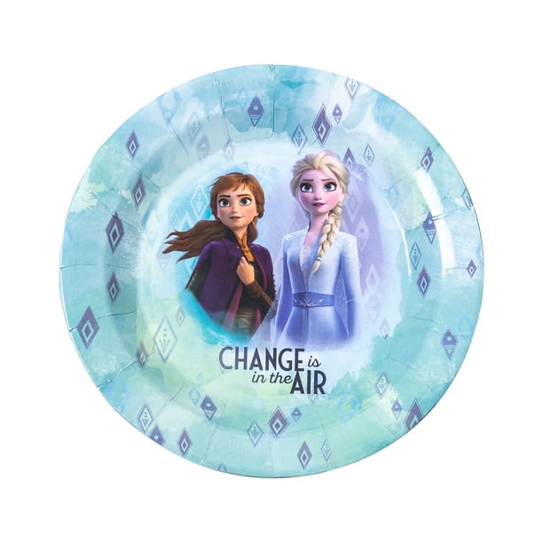 Disney Frozen Anna girl Baby shower favor Snow Elsa Princess decoración de fiesta, pancarta de papel, adorno para pastel, decoración de primer cumpleaños