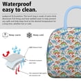 thumbnail image 3 of Womens White Colorful Dinosaurs Pattern Lunch Box for Work,Insulated Lunch Bag for Women,Loncheras Para Mujer,Leakproof Adult Lunch Bag for Work,Beach,Travel,Picnic,Camping, 3 of 7