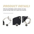 thumbnail image 2 of Estbridge Air Tag Holder Keychain Tracer Sleeve Locator Carrying Case Pouch, 2 of 8