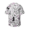 thumbnail image 2 of Fotbe Cowboy print Short Sleeve Button Down Shirts for Men Casual Summer Beach Wrinkle Free Shirt-4X-Large, 2 of 7