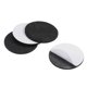 thumbnail image 1 of Almohadillas para muebles, almohadillas de fieltro adhesivas de 50 mm de diámetro y 3 mm de grosor, redondas, negras, 4 piezas, 1 of 6