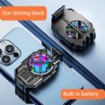 thumbnail image 6 of Mini Mobile Phone Radiator Chicken-eating Game Cooler Portable Built-in Battery Peripherals Air-cooled Cooling Fan, 6 of 8