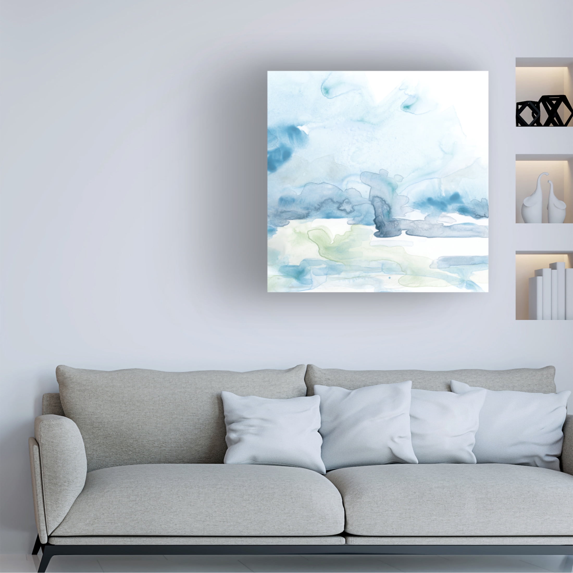 Trademark Fine Art June Erica Vess  Liquid Sky IV Canvas Wall Art