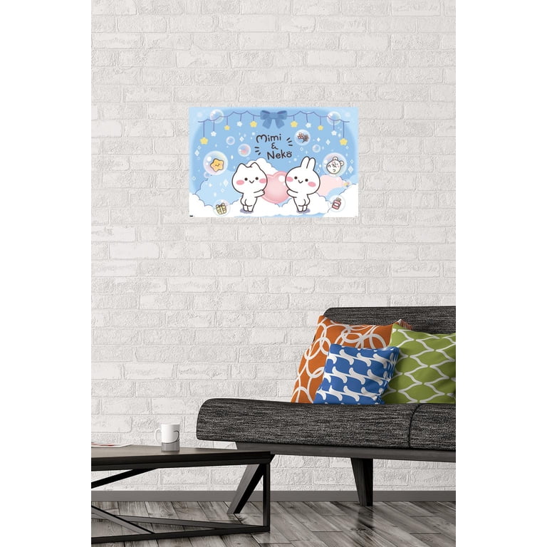 Mimi & Neko - Clouds Wall Poster, 14.725