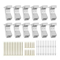 Floor Repair Kit, No More Squeaks Kit Eliminates Squeaks, Fits Most Carpet Hardwood Floors, for Fix Flooring,12Pcs