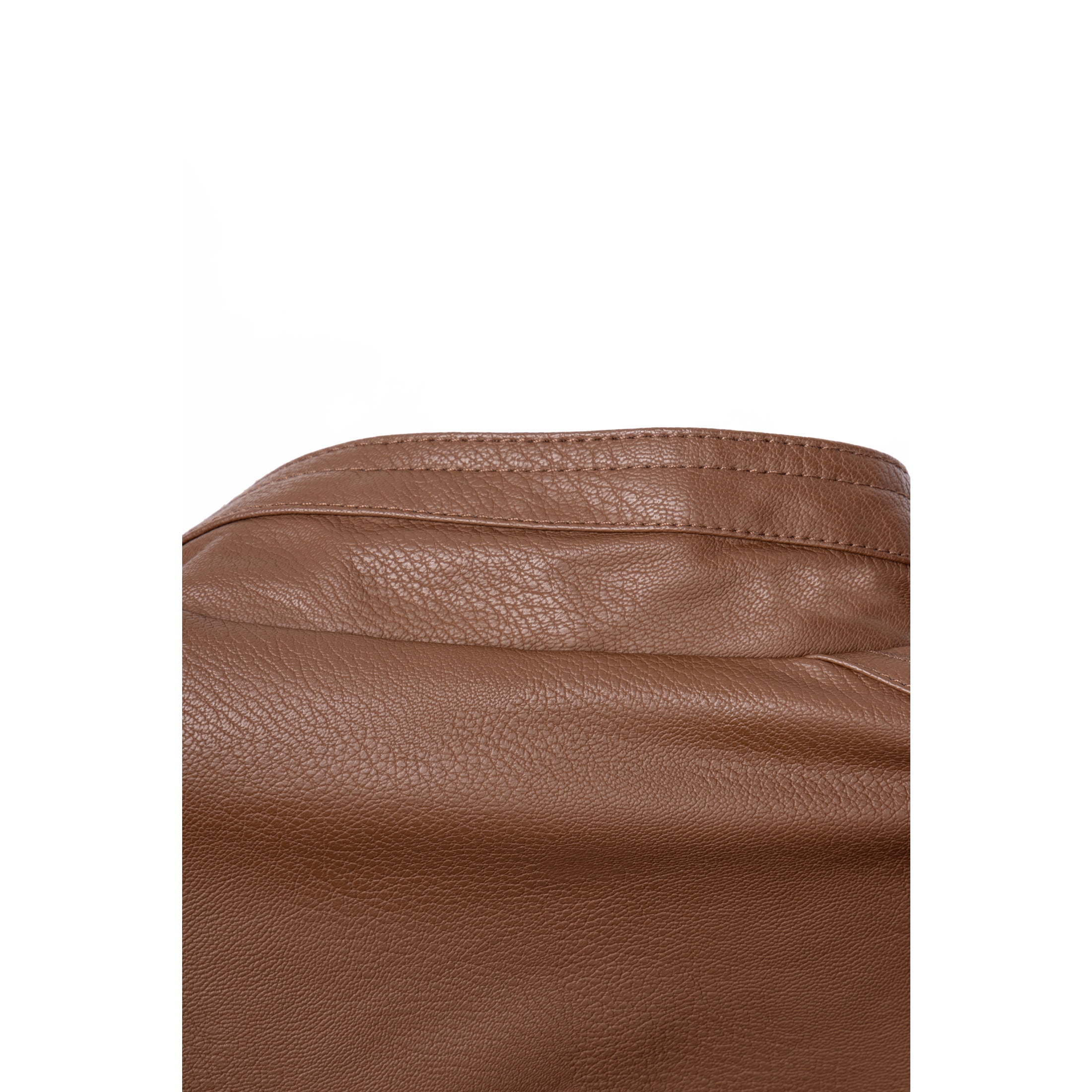 X RAY Teen Faux Leather Jacket for Fall & Winter (S - XL), Kids Outerwear Coat, Motorcycle PU Leather Jacket for Boys, Tan, XL