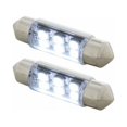 thumbnail image 2 of United Pacific High Power White LED Festoon Style Light Bulb with 6 High Power Micro SMD LED's 36594, 2 of 4