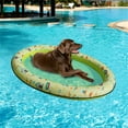 thumbnail image 3 of BESTSKY Inflatable Water Raft Pool Float,Green for Dogs, 3 of 7