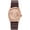 Rose Brown, variant on Creative Elegant Unisex Quartz Watch with Soft Leather Strap – Unique Twisted Dial Design Fashion Dress Wristwatch for Men and Women, Stylish Gift for Him or Her