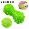 thumbnail image 1 of Spike Peanut Roller & Hedgehog Foot Massage Ball Set - Ideal para tejido muscular profundo, punto gatillo y liberación miofascial, fascitis plantar, presión concentrada y alivio del dolor específico Adepaton 220372-3, 1 of 7